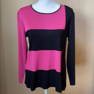 Classic black and pink Mishook top